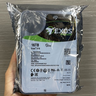 希捷7200转银河Exos 14T 16T企业级高速硬盘SATA16TB台式机服务器