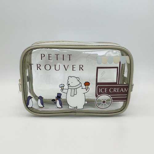 petittrouver透明环保PVC补妆包