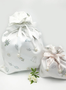 petit trouver 小清新家居印花衣物收纳袋 内衣杂物收纳