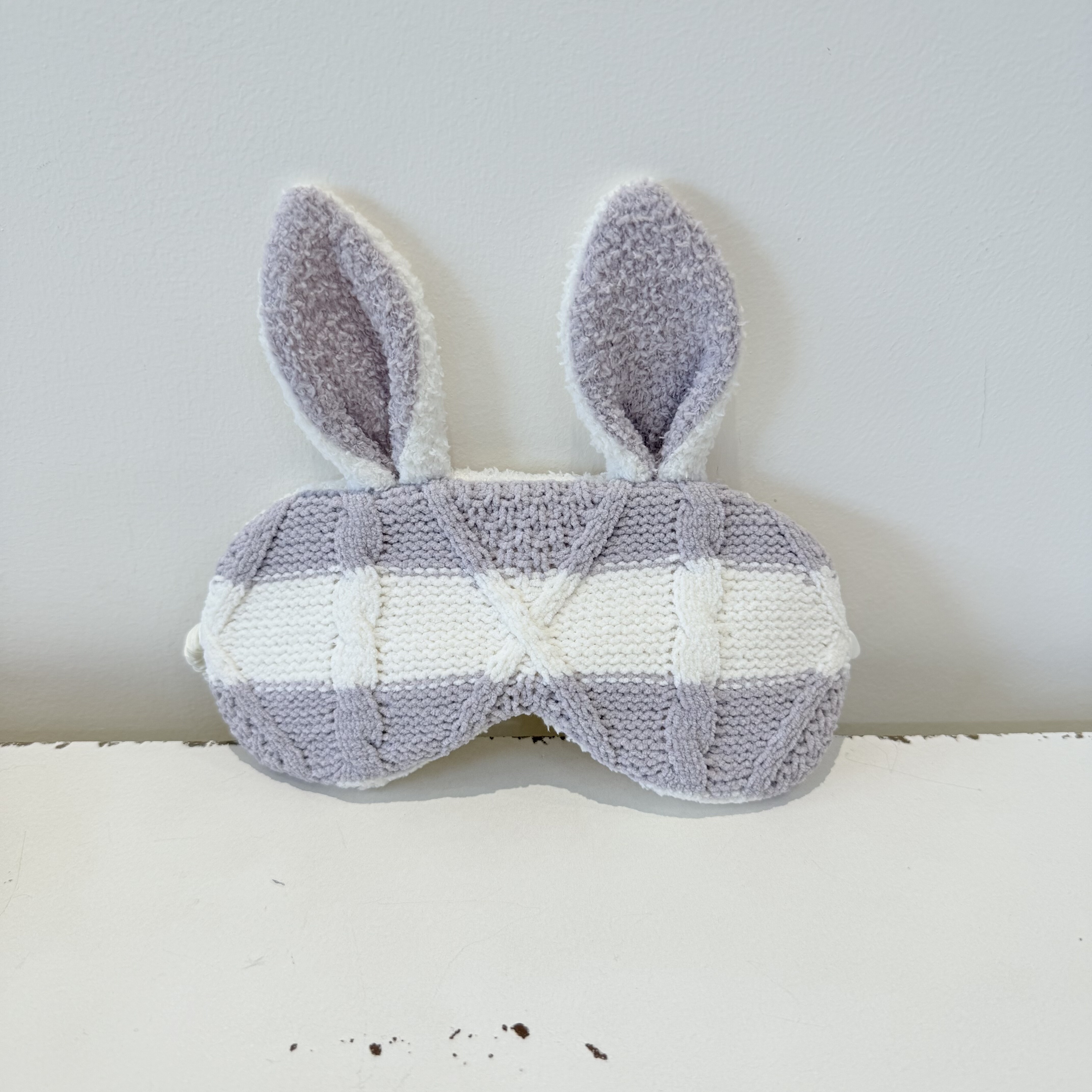 微瑕疵雪尼尔软绵绵兔耳朵休息眼罩  束发