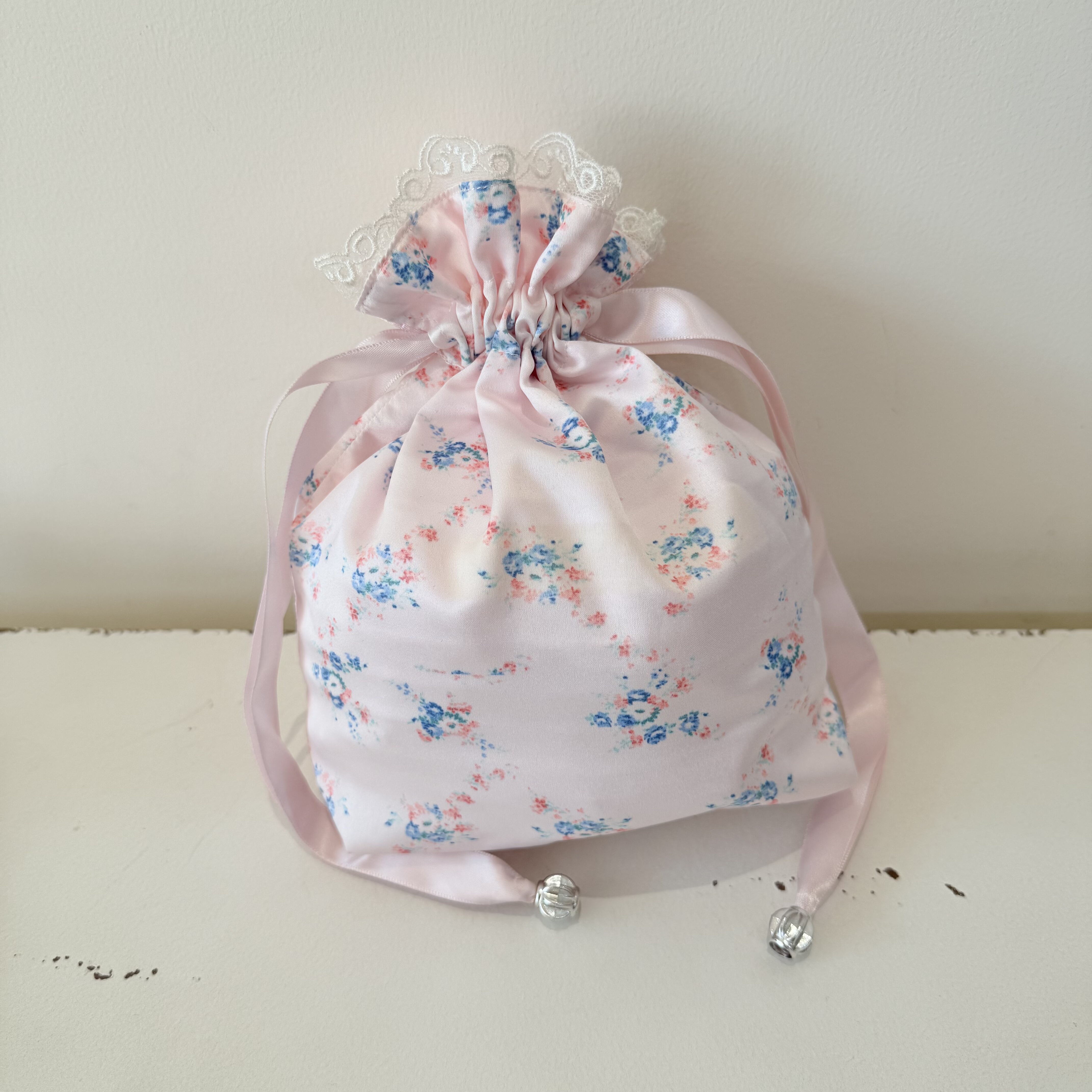 瑕疵碎花抽绳袋 迷你小号收纳袋