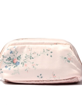 PETIT TROUVER甜美碎花 化妆包 流苏装饰装饰手拿包缝钻小包