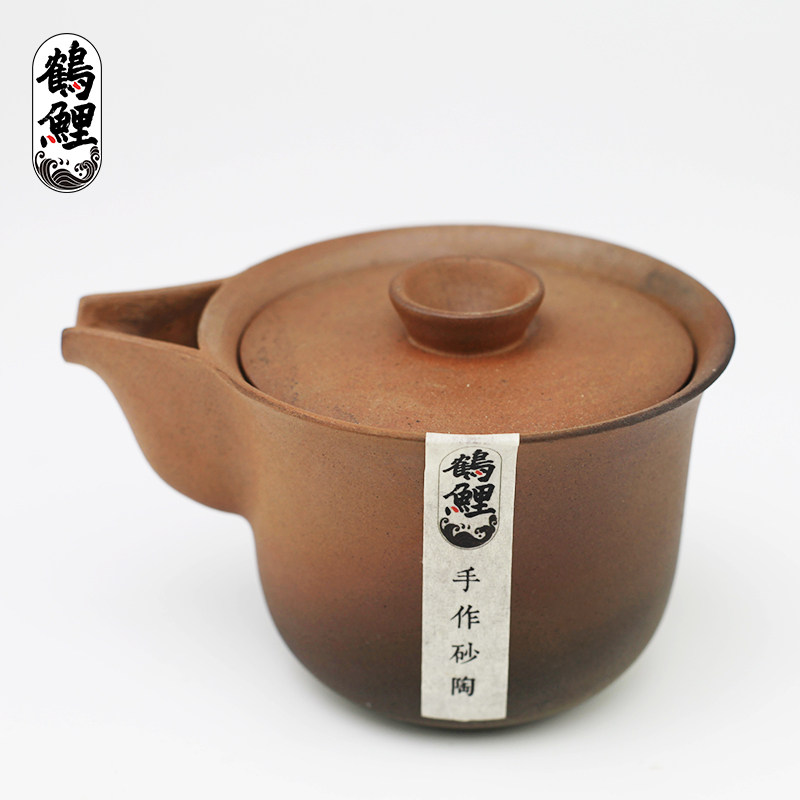 鱼凫杜宇鹤鲤纯手工茶壶快客手抓壶非遗砂器陶瓷茶壶天然材质泡茶|ruв категории посуда, чайный сервиз, чайник - от Buy2taobao.com для оказания профессиональной услуги покупки агента Taobao