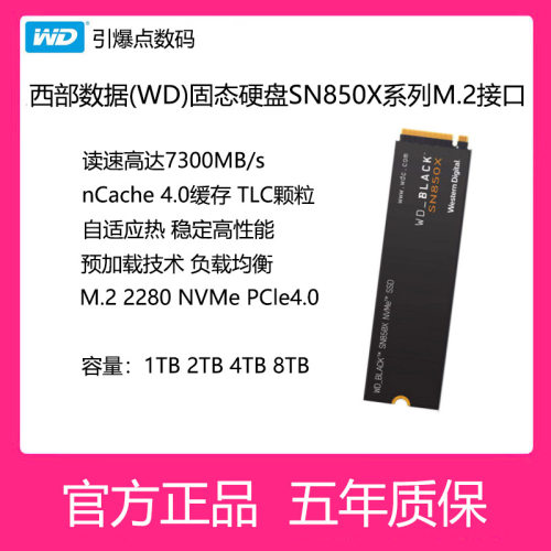 西部数据固态硬盘M.222801T2T