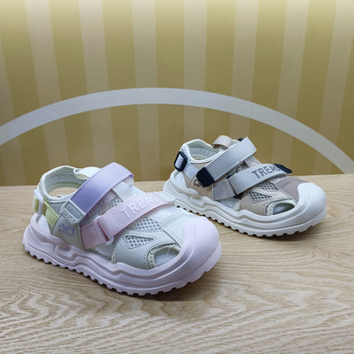 2025夏季新款品牌步一男女孩儿童学步沙滩休闲包头机能凉鞋56018