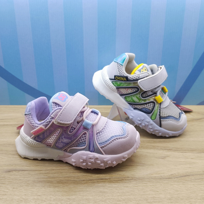 2025春夏季品牌步一男女儿童宝宝休闲网面机能轻单网运动鞋135006