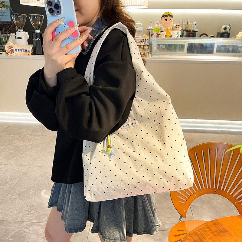 帆布包包女 2025新款流行夏时尚学生上课通勤单肩包大容量托特包T,箱包皮具/热销女包/男包,单肩包,淘宝优惠券,粉丝福利购,淘宝优惠卷