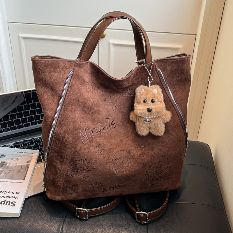 高级感包包女 2025新款双肩背包单肩包大容量托特包多功能斜挎包N