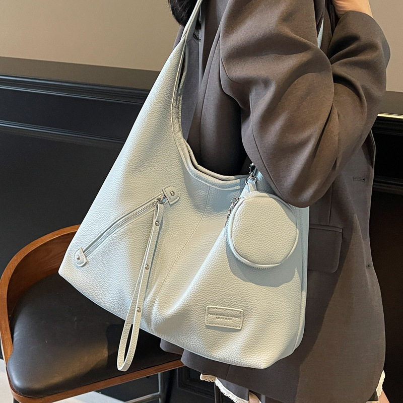 简约大容量包包女 2025新轻便百搭通勤单肩包高级感托特包水桶包N,箱包皮具/热销女包/男包,单肩包,淘宝优惠券,粉丝福利购,淘宝优惠卷