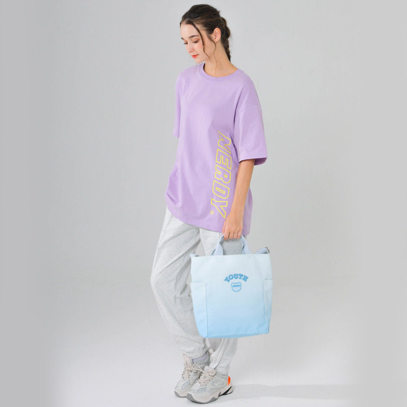 斜挎帆布包大容量有拉链女大学生休闲手提包 补课单肩包现货C