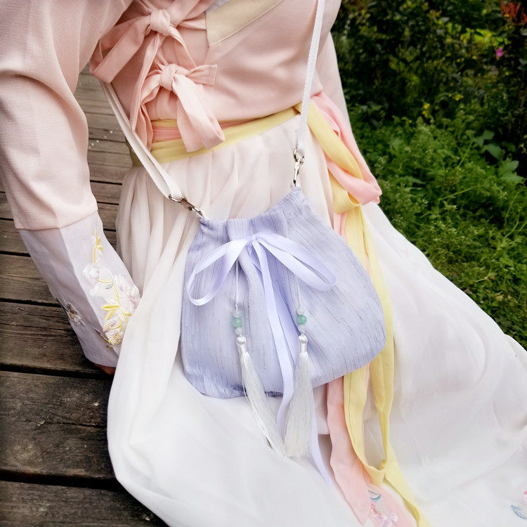 新款中国古风汉服包斜挎包配日常汉服女仙女荷包手机包流苏包,箱包皮具/热销女包/男包,单肩包,淘宝优惠券,粉丝福利购,淘宝优惠卷