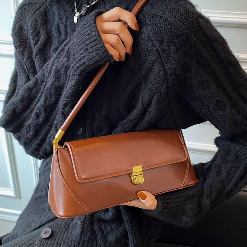 时尚秋季法棍包包 2025新潮小众设计腋下包高级感百搭单肩包女包N