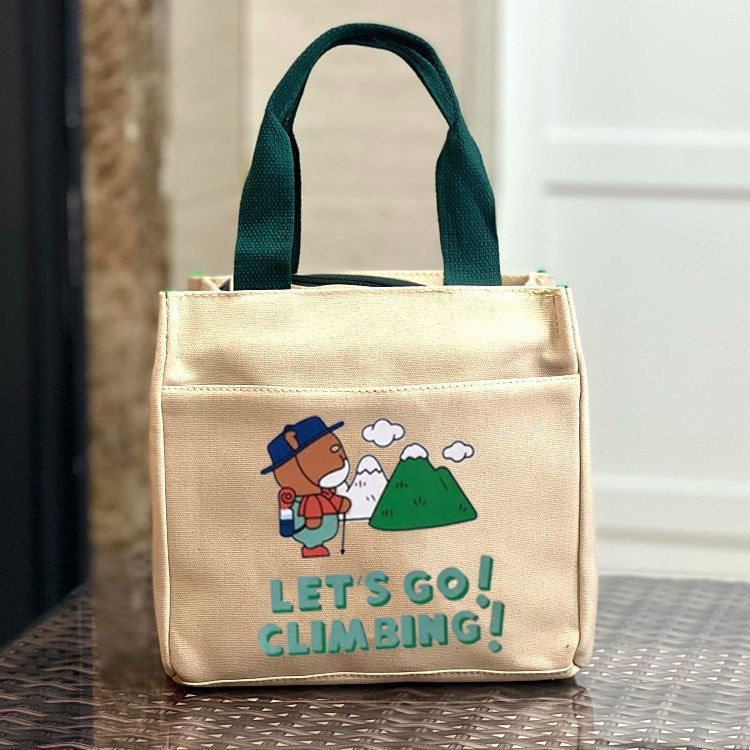 新款印花帆布手提水杯手提包 饭盒妈咪便当上班族大容量上班学生T,箱包皮具/热销女包/男包,单肩包,淘宝优惠券,粉丝福利购,淘宝优惠卷