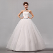 2015 new Korean drills sweet red white wedding dresses wholesale wedding dresses wedding dresses C016