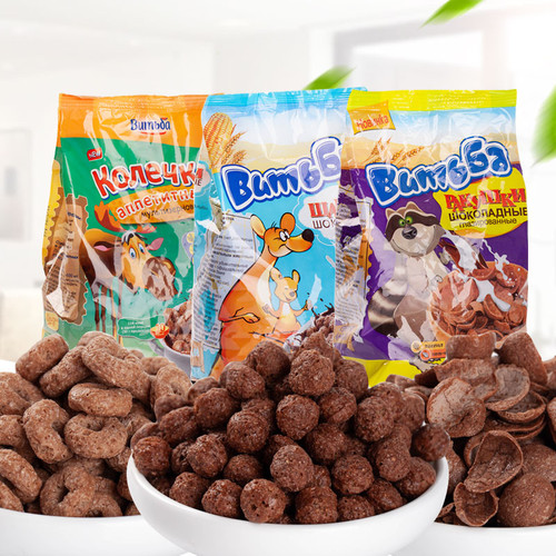 谷物麦片即食低脂白俄罗斯可可圈