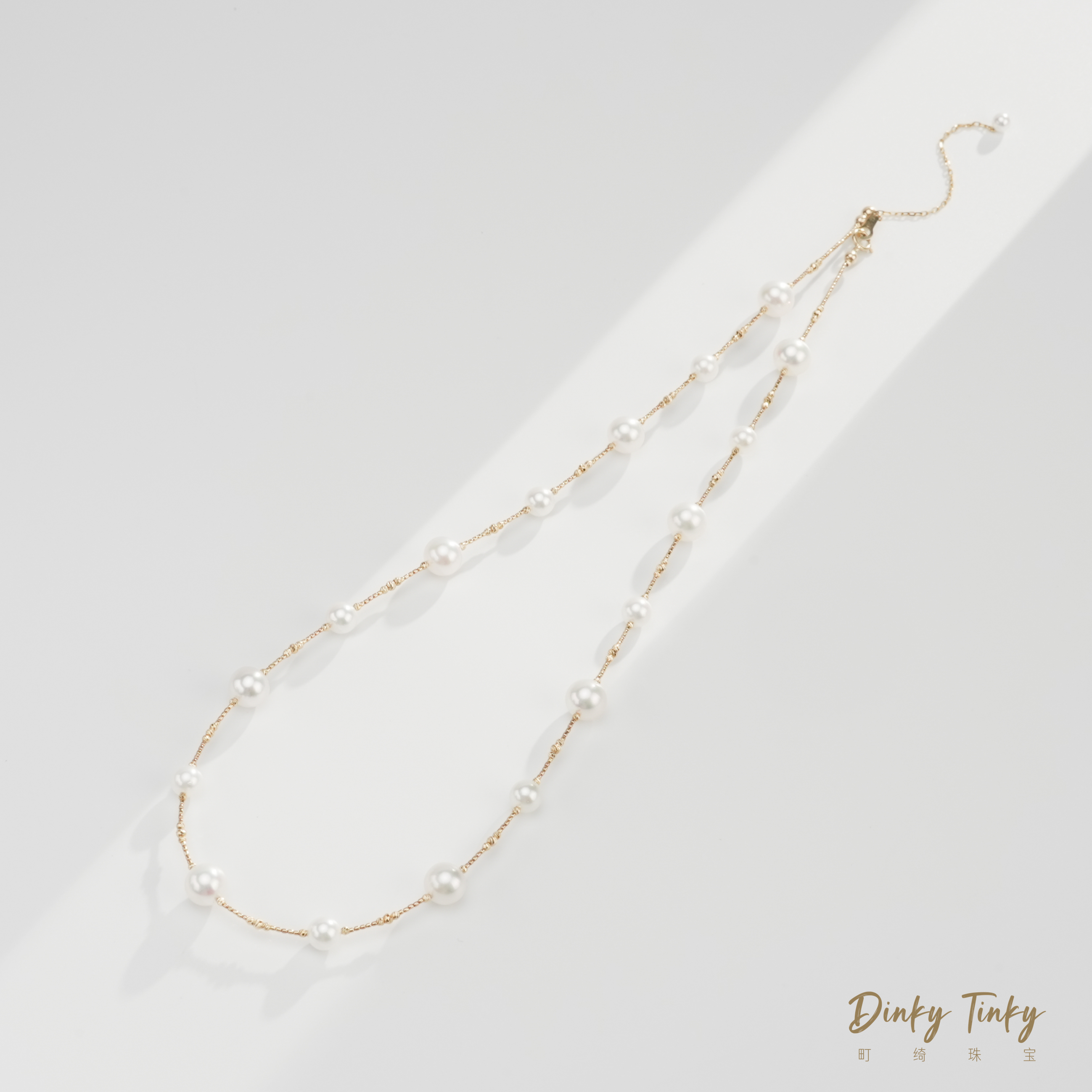 【TINKY】18kRose P彩凛拆珠项链 DSL1004