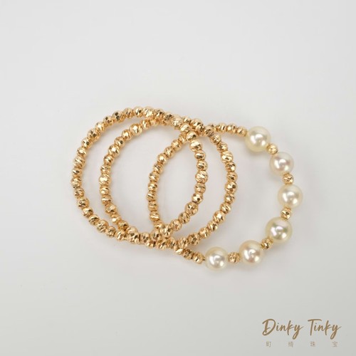 【TINKY】18K海水Akoya金球戒指 DSJ169