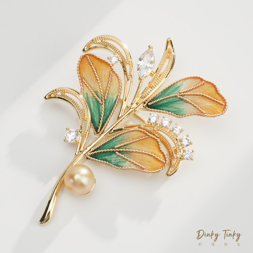 【TINKY】金珠稻花胸针 DSX092
