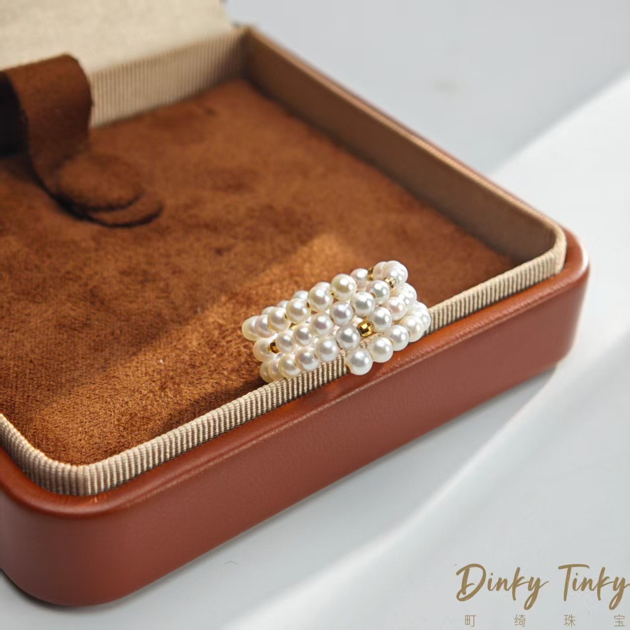 【TINKY】S925银淡水ak三层戒指 DSJ249,珠宝/钻石/翡翠,手饰,淘宝优惠券,粉丝福利购,淘宝优惠卷