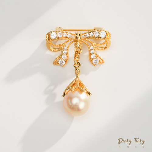 【TINKY】海水干枯蝴蝶结胸针 DSX087