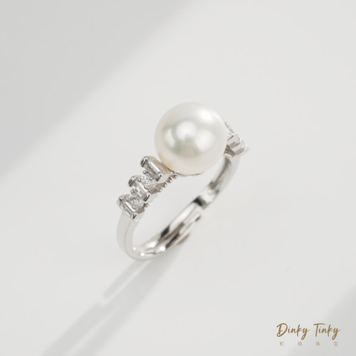 【TINKY】S925银澳白9-10戒指 DSJ189