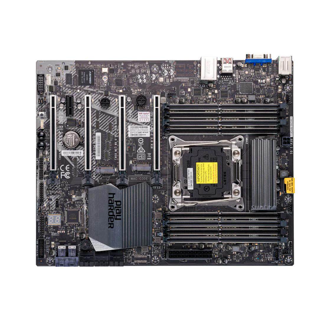超微C9X299-RPGF-L 4GPU服务器主板 支持Intel LGA2666酷睿x CPU