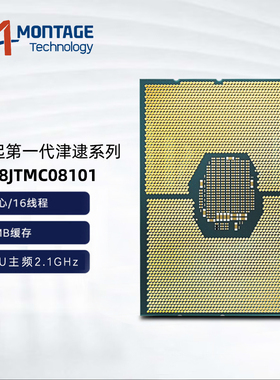 国产澜起津逮C08101 CPU(Intel XEON 银牌4110)8核16线程2.1G 85W