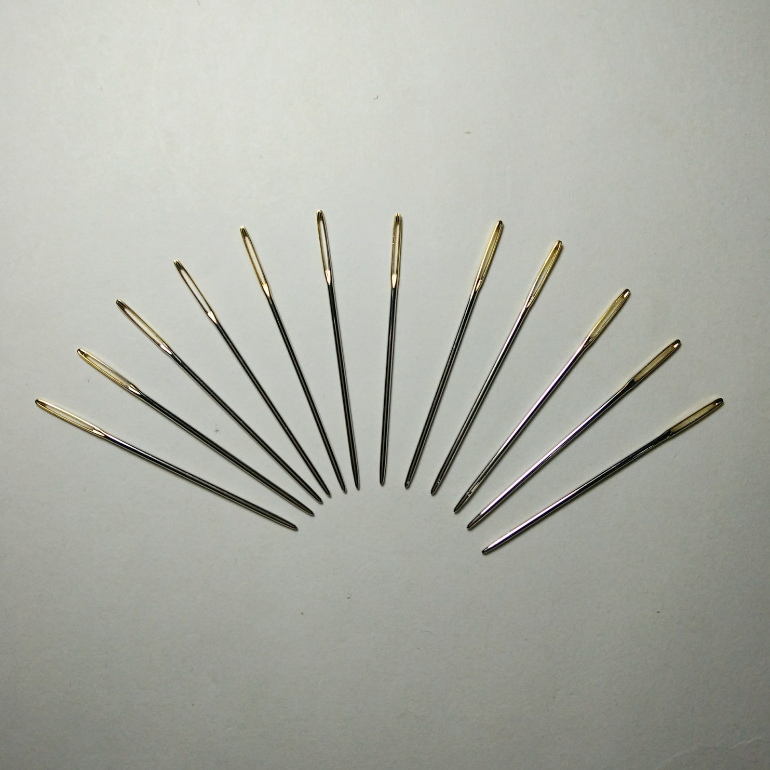 绣花针24号三股尖头十字绣针
