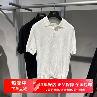 青年商场同款 POLO衫 GXG男装 潮流老花提花短袖 GE1240807C 夏季 新品
