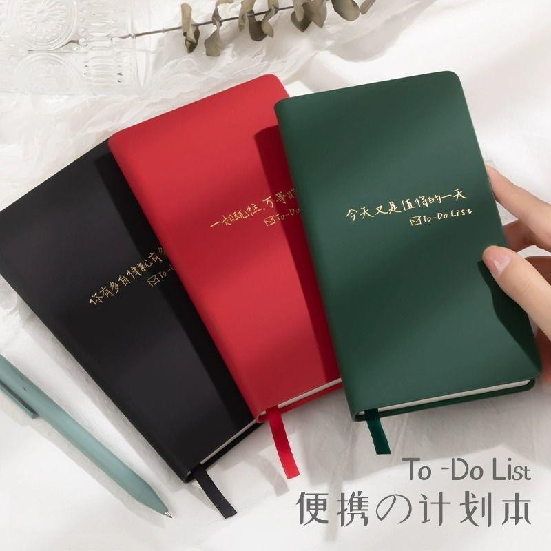 笔记本打卡计划本随身日程本内页笔记本自律时间记事本每日管理a6