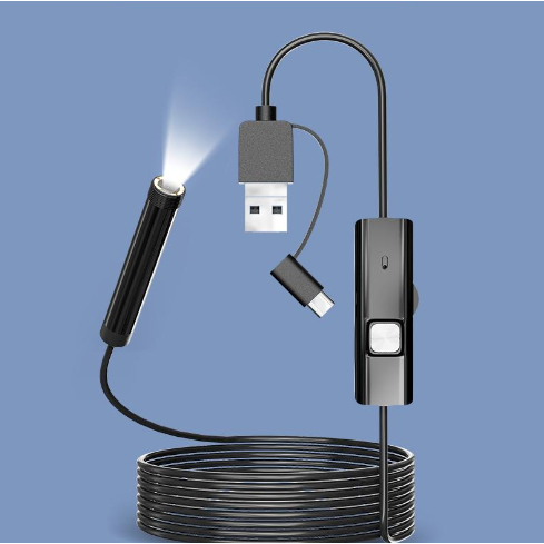 内窥镜汽车维修高清摄像窥视镜手机外接无线摄像头下水道管道探头