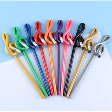 创意高音符号铅笔乐器钢琴造型儿童个性音乐文具