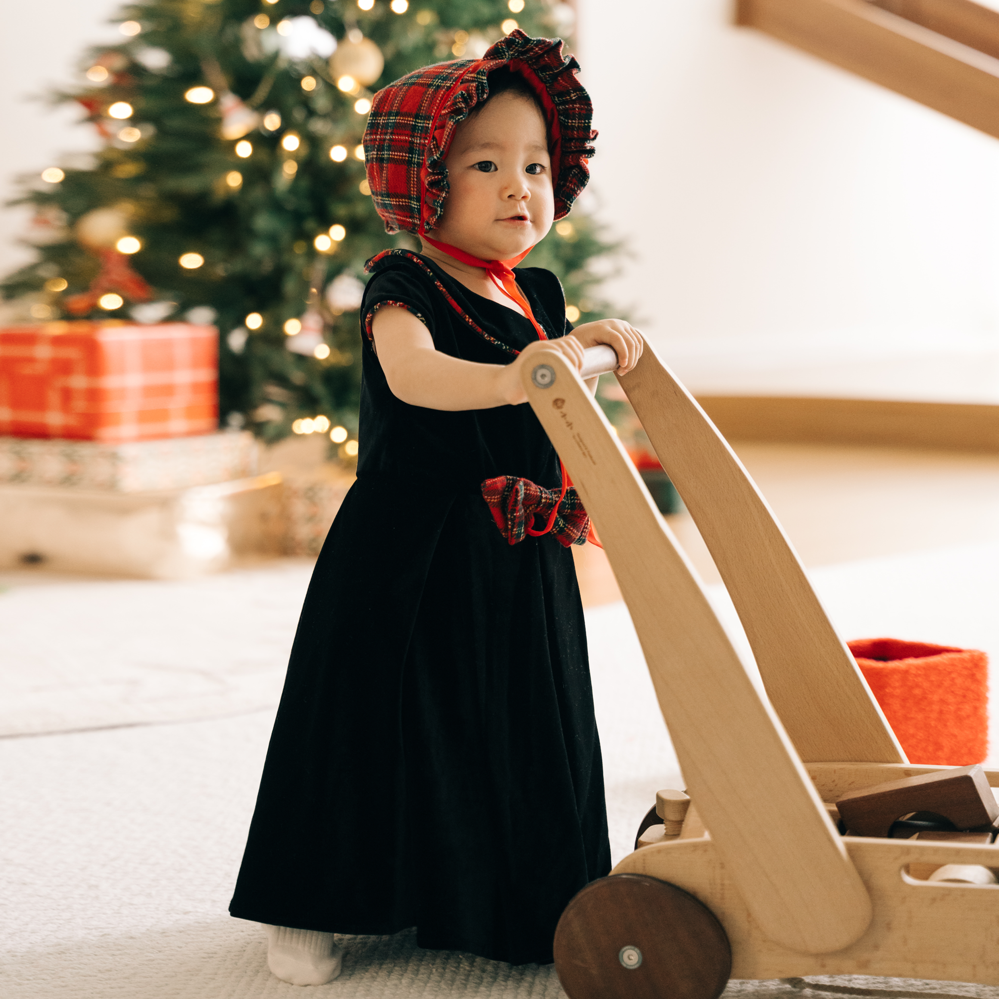 Hanakimi英国品牌秋冬儿童礼服公主裙高端钢琴演奏小提琴表演出服