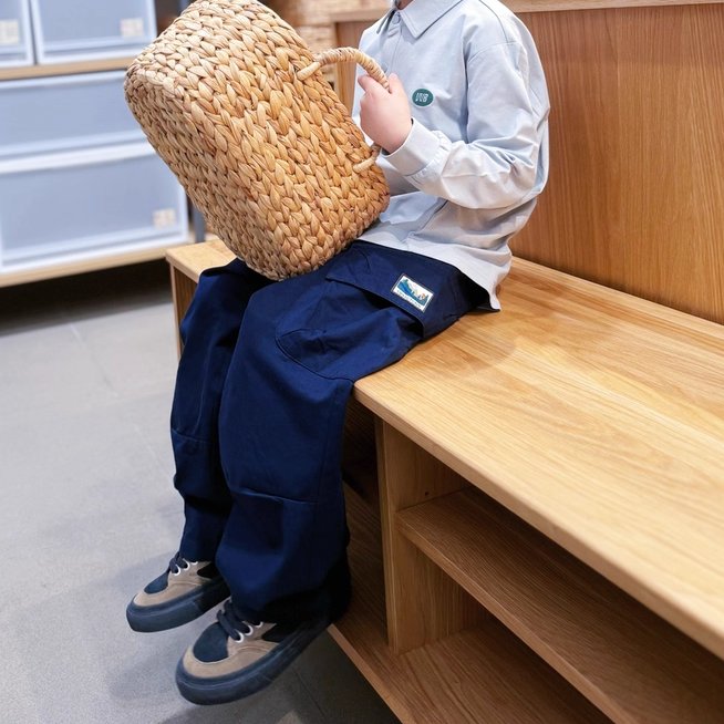 soulstyle宽松儿童款工装裤跳舞