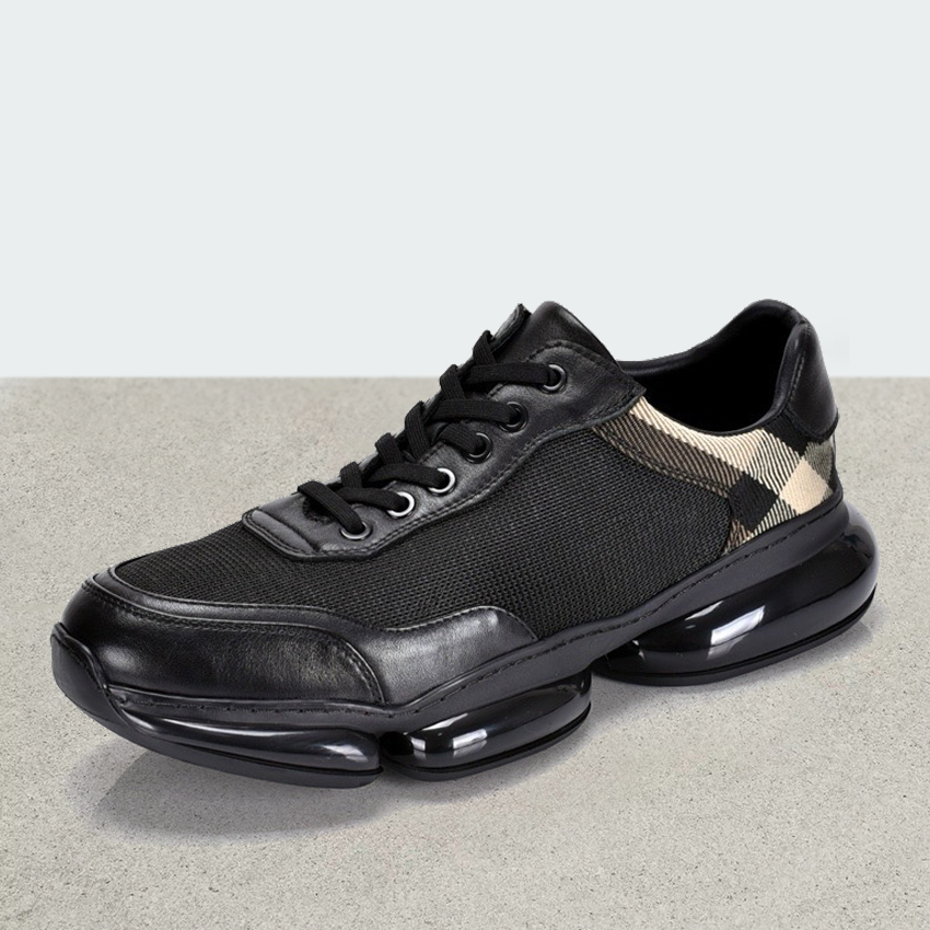 气垫厚底青年跑步鞋透气老爹鞋