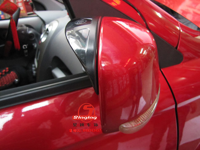 正品天津一汽威志v2专用加厚注塑后视镜雨档雨挡雨眉装供4s店配件