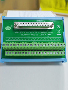 DIN导轨接线板DAQ卡板卡 BE接线端子台DB38 连接器 3937 研华ADAM