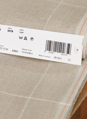 德国zweigart 十字绣布 28CT 亚麻100% 格子布 宽1.8m 1/4米特价