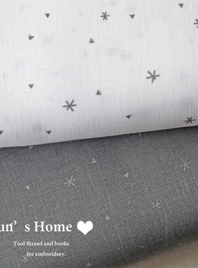 德国进口zweigart 3609 32CT亚麻 十字绣/刺绣布 星星圣诞主题