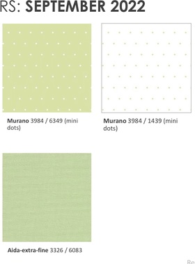 德国进口ZW十字绣布 3984 32CT 2022年新品点点布 zweigart 十字