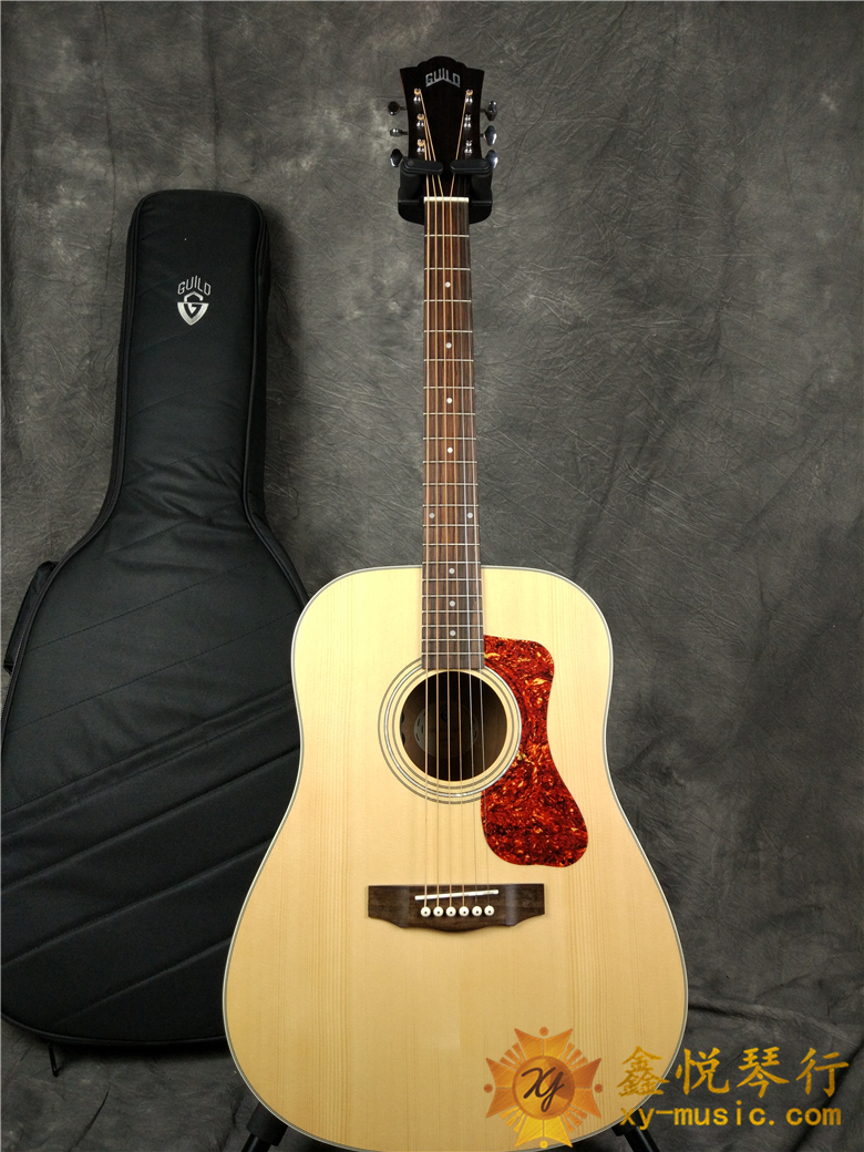 鑫悦琴行 Guild D240E Natural 电箱吉他 行货