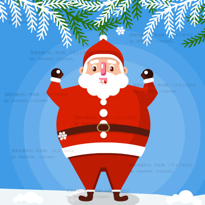 图萄动漫卡通圣诞节贺卡20mp4祝福flash电子音乐节日贺卡源文件an