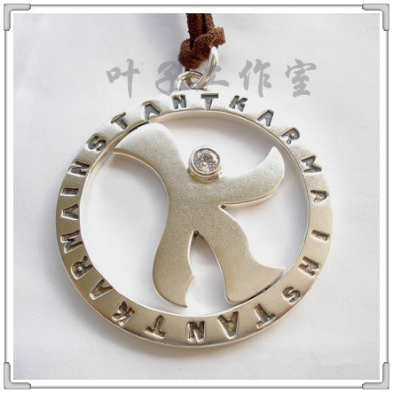 dreamhigh同款尺寸幸运K纯银项链