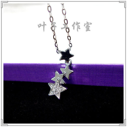 蓝色生死恋冬季恋歌北极星项链