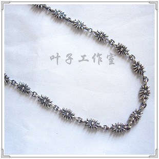 【皇冠店铺】日本明星堂本光一周边同款银饰仿古色925纯银项链