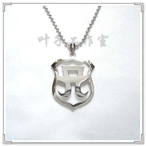 日本明星滨崎步ayu周边银饰07-08跨年演唱会标志纯银项链毛衣链