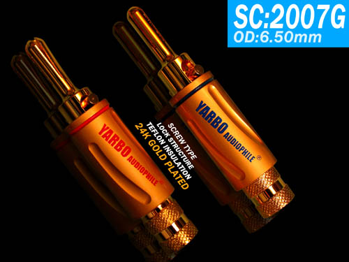 德国雅堡YARBO/雅宝SC:2007G可锁式香蕉头音响喇叭线接头24K厚金|ruв категории видео электрических приборов, видео бытовой арматура, HIFI звук арматура, терминал - от Buy2taobao.com для оказания профессиональной услуги покупки агента Taobao