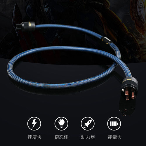 AV影院功放美标电源线紫铜