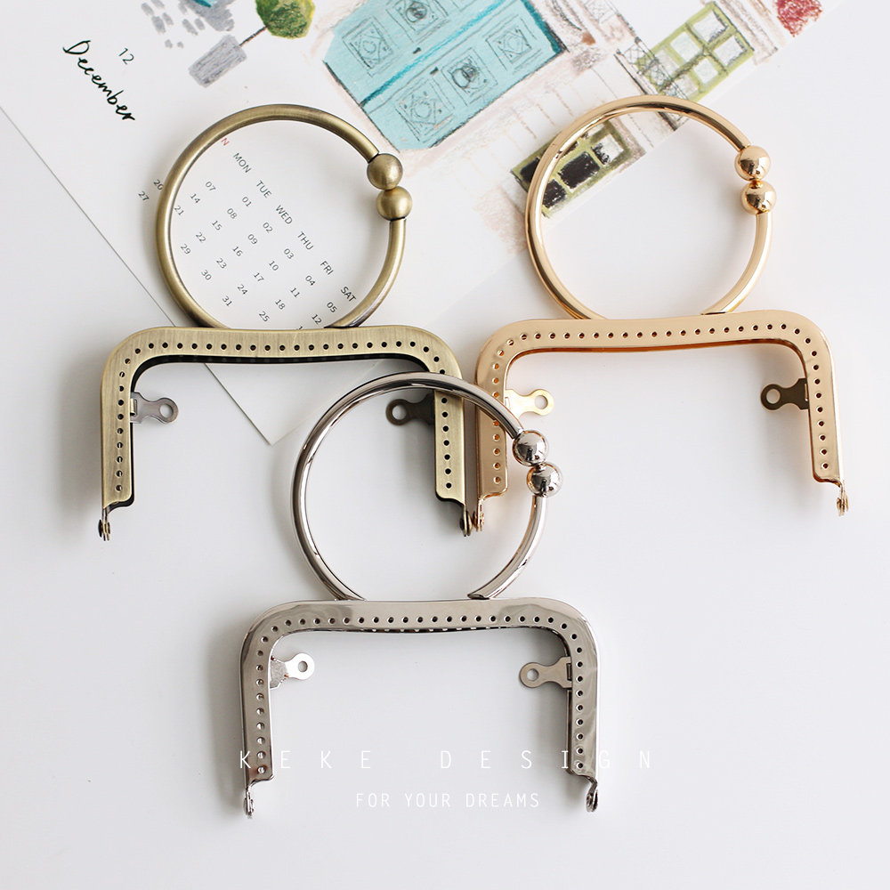 12.5cm圆圈提手口金布艺手工DIY口金包配件,居家布艺,其他/配件/DIY/缝纫,淘宝优惠券,粉丝福利购,淘宝优惠卷