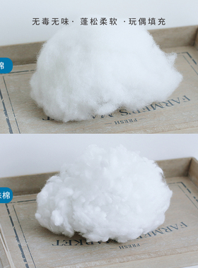 【可可家の辅料】颗粒珍珠棉/公仔棉PP棉/新一代雪珍填充棉100g/